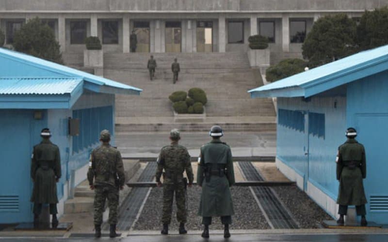 Foto Unik Batas Negara Korea Selatan dan Korea Utara